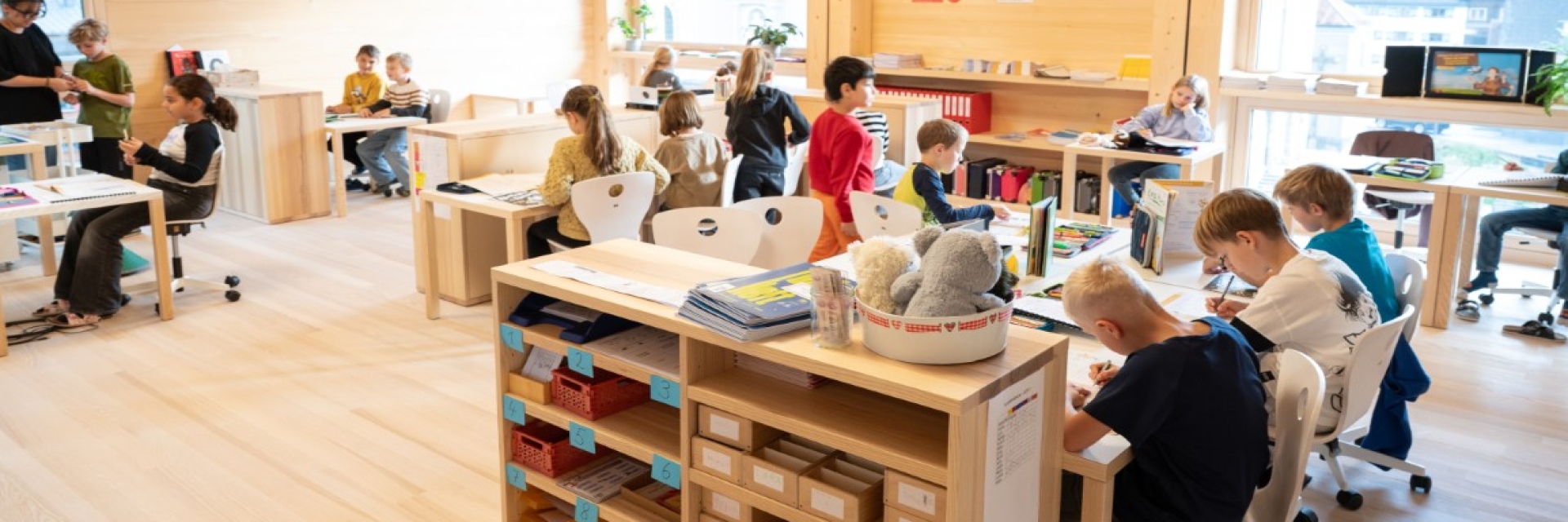 Baustellenreportage Lernhaus Bezau Volksschule